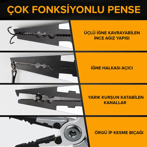 Captain 19 Cm Alüminyum Balıkçı Pensesi - 4