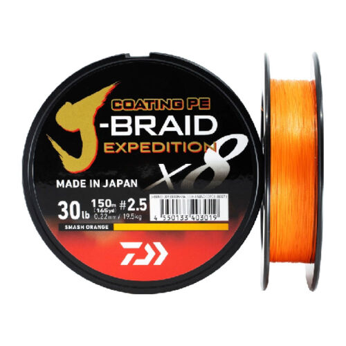 Daiwa J-Braid Expedition Smash Orange 150 M İp Misina - 2