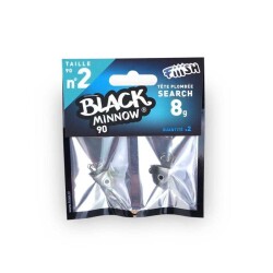 FIIISH - Black Minnow - N°3-2 Jig Heads Deep - 37G - Kaki - Bm346