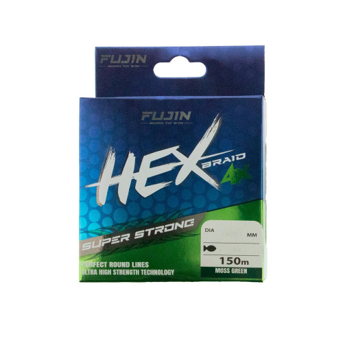 Fujin Hex Braid 4X 150 M Moss Green PE İp Misina - 1