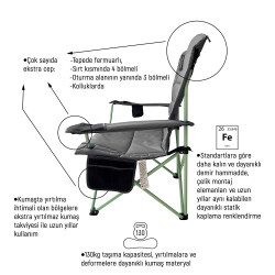 Platan Chair Ones-LL Katlanır Kamp Sandalyesi - 7