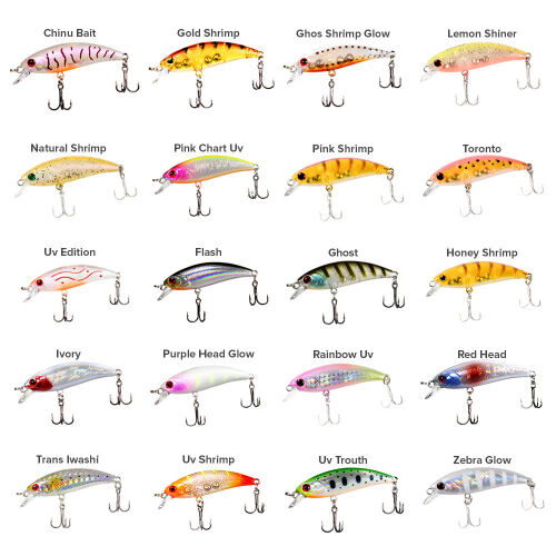 Ryuji Baby Minnow 5 Cm 4.5 Gr Sinking Lrf Maket Yem - 1