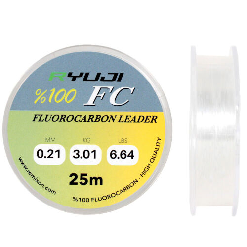 Ryuji Fluoro Carbon 25 M Shock Leader Misina - 2