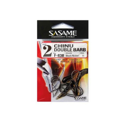 Sasame F-838 Chinu Double Barb Black Nickel İğne - 2