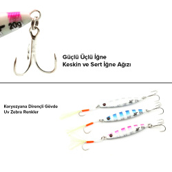 Shufa Zebra Mix Series 4.5 Cm 8 Gr Jig Yem - 3