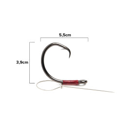 Top Game Bonito Bait Circle Big Game Hook - 2