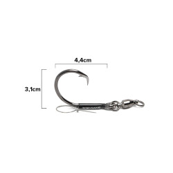 Top Game Circle Swivel TG Big Game Hook - 2